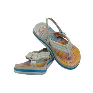 Reef Multi Color Little Ahi Flip Flop Size Toddler 9/10